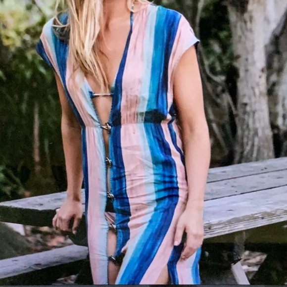 Vix Paula Hermanny Mani Fugi Caftan Sz LG - Picture 1 of 11